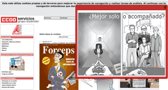 Desktop Screenshot of elespejo.bankintercomite.es